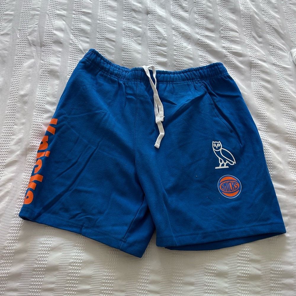 Blue OVO Knicks Men's Shorts XL New